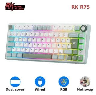 Teclado RK75 Mecánico Marrón