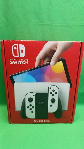 Nintendo Switch OLED Blanca + Caja y Accesorios