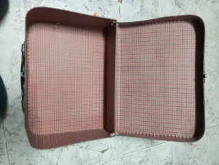 Maleta infantil vintage con dibujo