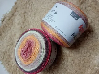 2 Ovillos Katia Paint Lux Nº101