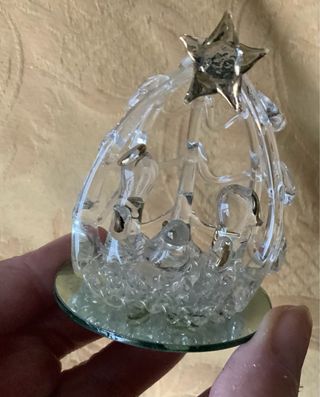 Belén Miniatura Arte en Vidrio