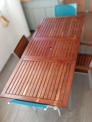 Mesa exterior extensible