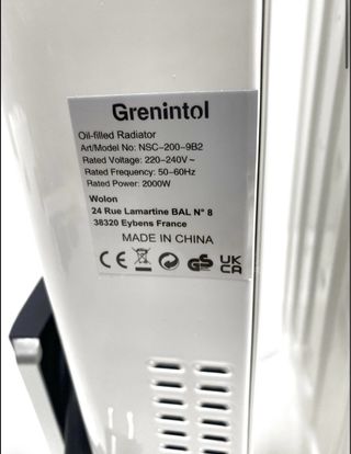 Radiador Aceite Grene NSC-200-9B2