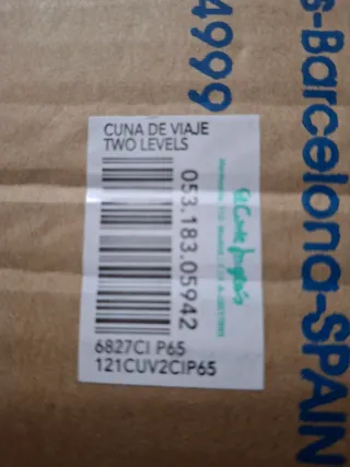 Cuna de viaje Jane 2 alturas