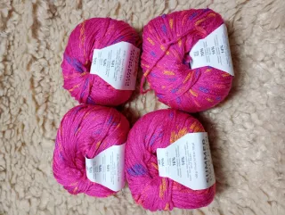 4 ovillos Katia Summer Pon Pon n61