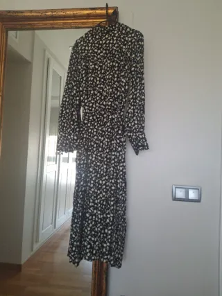 Vestido camisero estampado floral