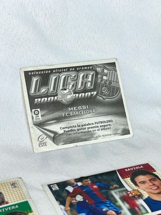 Pack 14 Cromos LaLiga Panini 2006–2007 Messi F.C.B