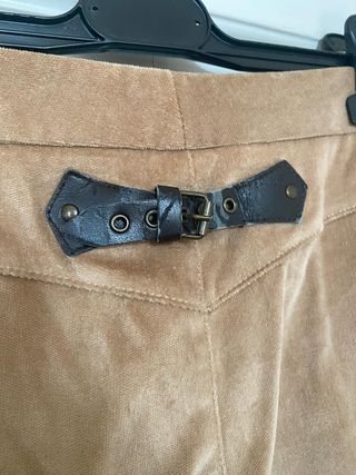 Pantaloni Extyn velluto donna taglia 46