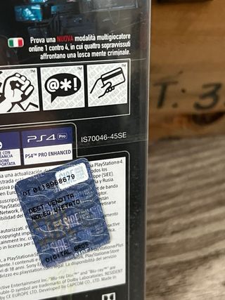 Resident Evil 3 PS4 Carátula Lenticular Precintado