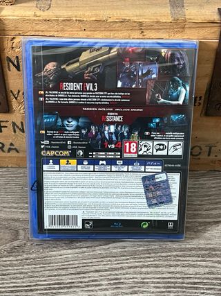 Resident Evil 3 PS4 Carátula Lenticular Precintado