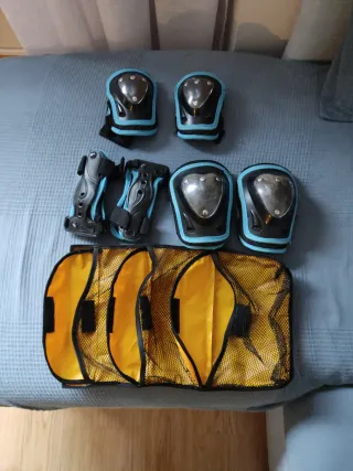 Protecciones patines niño.