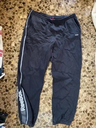 Reebok Jogger Chándal Negro Blanco