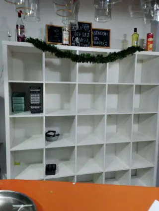 Estantería modular blanca