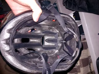 Casco MET Rivale Negro y Rojo