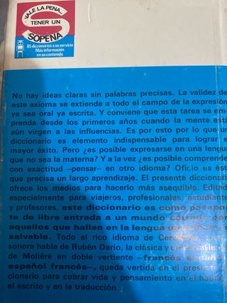 Se vendé diccionario Francés-Español Alcala-Zamora