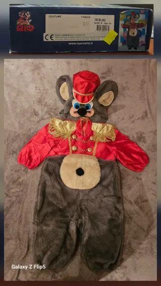 Costume Carnevale Topo del Circo Bambino