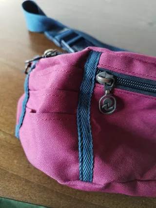 Marsupio Invicta vintage rosso 2 zip