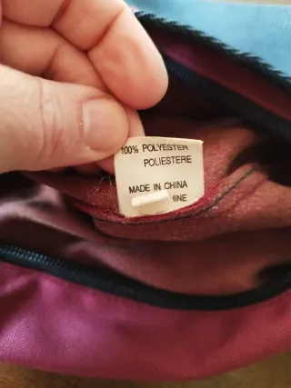 Marsupio Invicta vintage rosso 2 zip