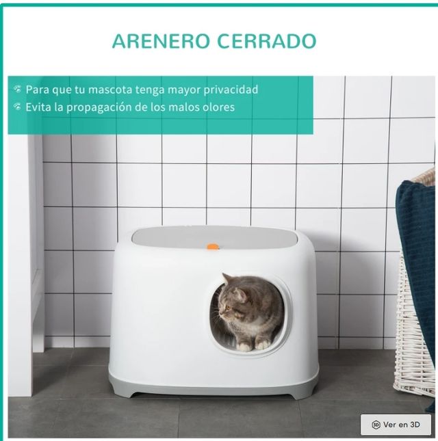 Arenero Gatos Cerrado