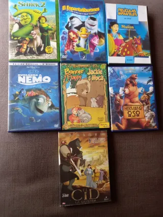 Lote 7 Film per Bambini DVD (Spagnolo)