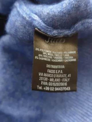 Maglione Facis Bambino Blu Nuovo