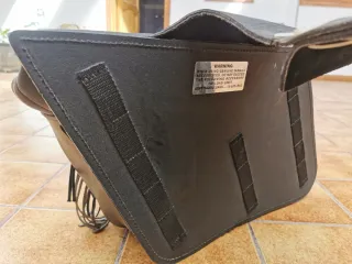 Alforjas de cuero y soportes Yamaha XV