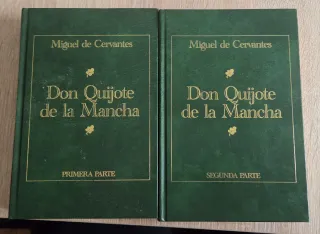 Libro Don Quijote de la Mancha. Dos partes