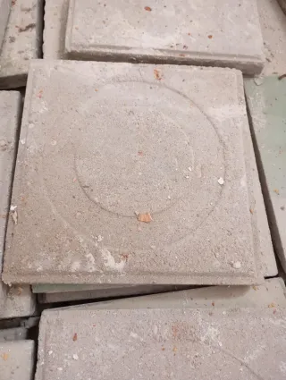 Baldosas hidráulicas verdes