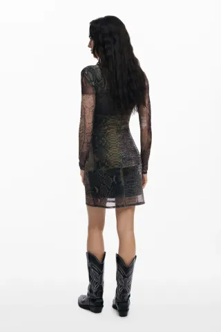 Vestido Desigual Animal Print