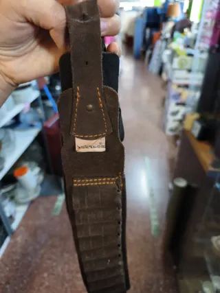Cinturón de cuero para caza