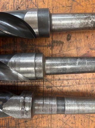 3 Brocas HSS 48mm, 47.5mm, 300-370mm