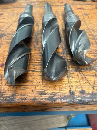 3 Brocas HSS 48mm, 47.5mm, 300-370mm