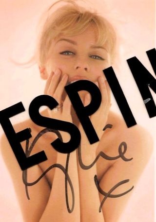 Kylie Minogue Autógrafo Postal Oficial Club