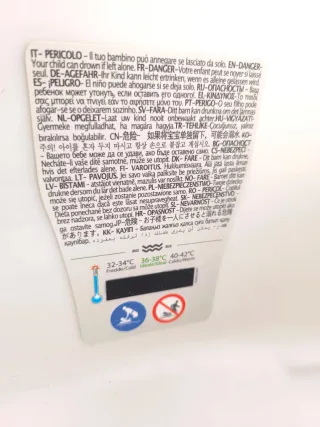 Bañera bebé gran capacidad