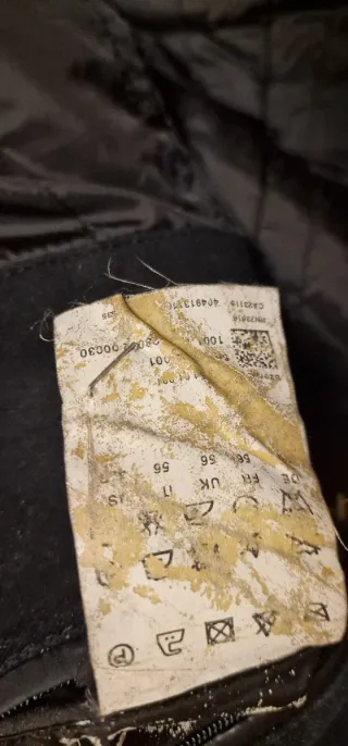 Elegante cappotto HUGO BOSS uomo nero M