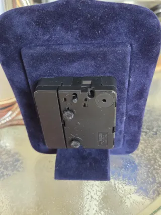 Orologio da tavolo in argento