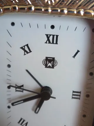 Orologio da tavolo in argento