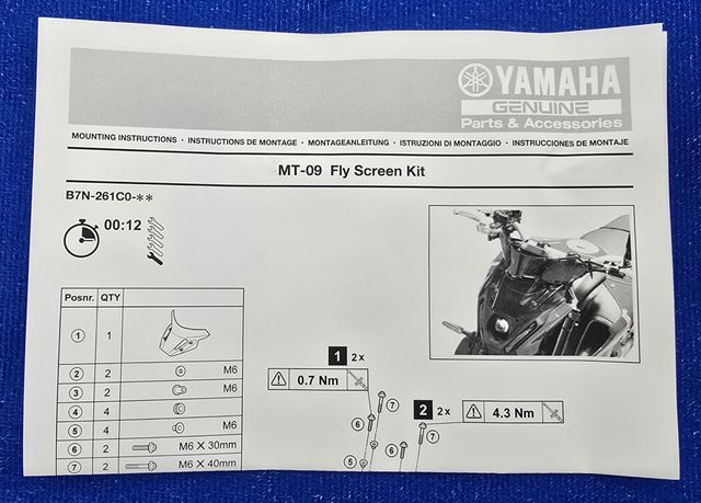 YAMAHA MT09/SP 21' 23' - CUPULA SPORT