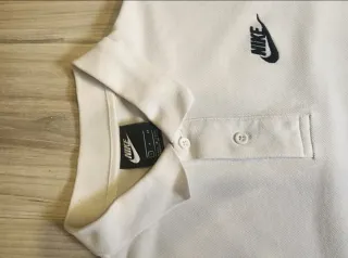 Polo Nike Blanco Talla S