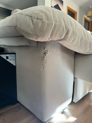 Sofá modular beige y gris