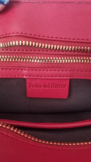 Bolso Pedro del Hierro Marrón y Rojo