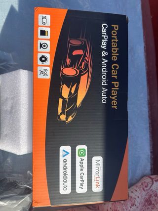 Pantalla Portátil Coche CarPlay Android Auto Cámar