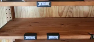 Portaprezzi metallici per scaffali