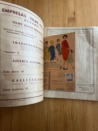 Guía Telefónica Alicante y Provincia 1959