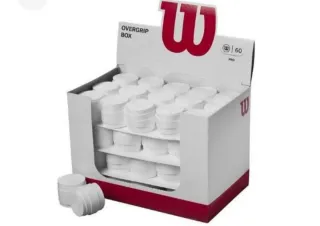 Overgrips Wilson Pro sin perforar color blanco.