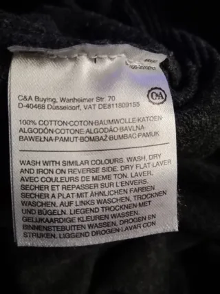 Jersey Canda Gris 100% Algodón