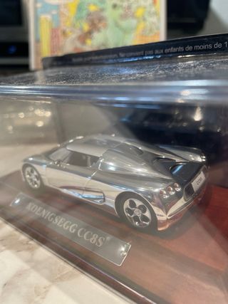 Koenigsegg CC8S 1/43 Altaya Plateado