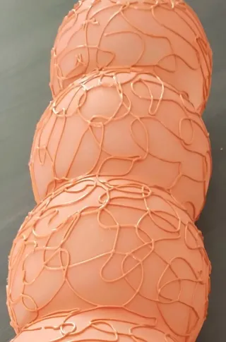 Vaso decorativo filato cm 40x14