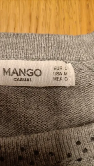 Maglioncino grigio e nero