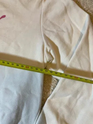 Sudadera Puma Blanca y Rosa Retro